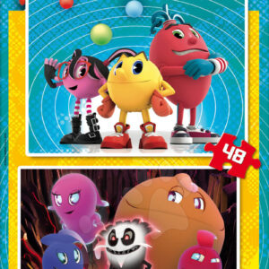 Dětské puzzle Pacman Educa 2x48 dílků 16159 barevné