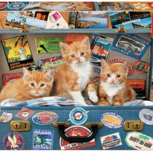 Detské puzzle Travelling kittens Educa 200 dílků od 6 let