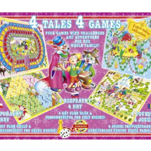 Dohány souprava 4 společenských her pro děti 615