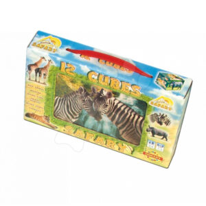 Dohány velké dětské kostky mix safari zvířátek 602-1