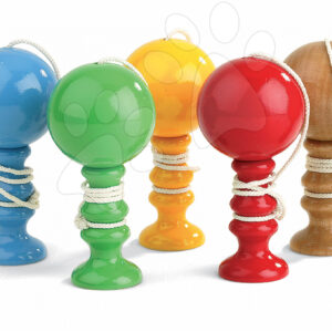 Janod dřevěná hračka Cadet Roussel Cup&Ball 04013 5 barev
