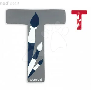 Janod dřevěné písmeno T ABCDeco 04589
