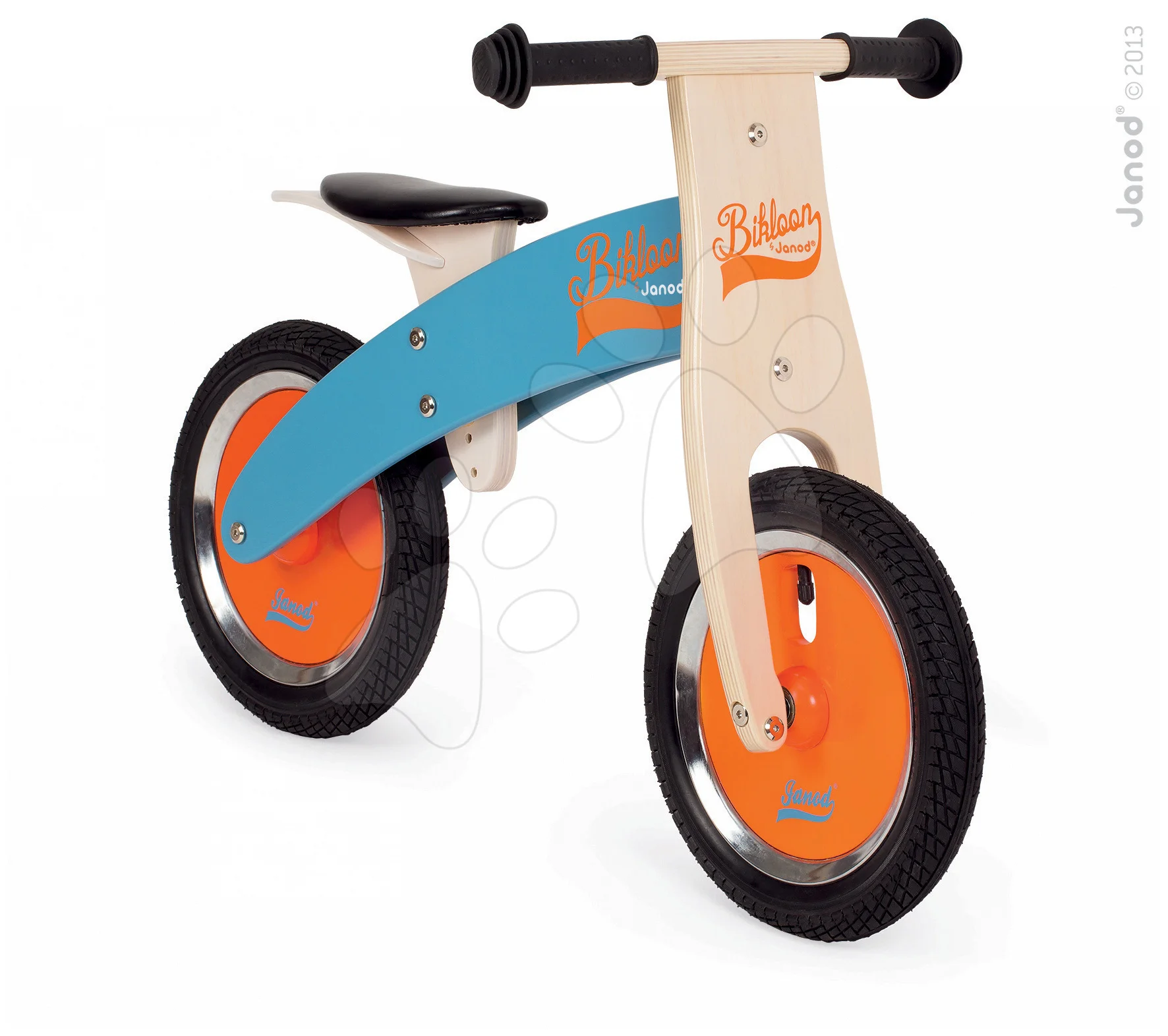 Janod dřevěný kolo Bikloon Blue&Orange 03265 modro-oranžový - Obrázek 2