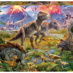 Puzzle Genuine Dinosaur Gathering Educa 500 dílů 15969 barevné
