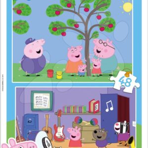 Puzzle Peppa Pig Educa 2 x 48 dílků od 5 let