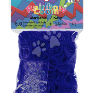 Rainbow Loom dětské transparentní gumičky 22130 modré