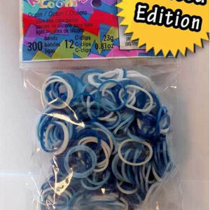 Rainbow Loom originální gumičky pro děti oceán mix 300 kusů 05547