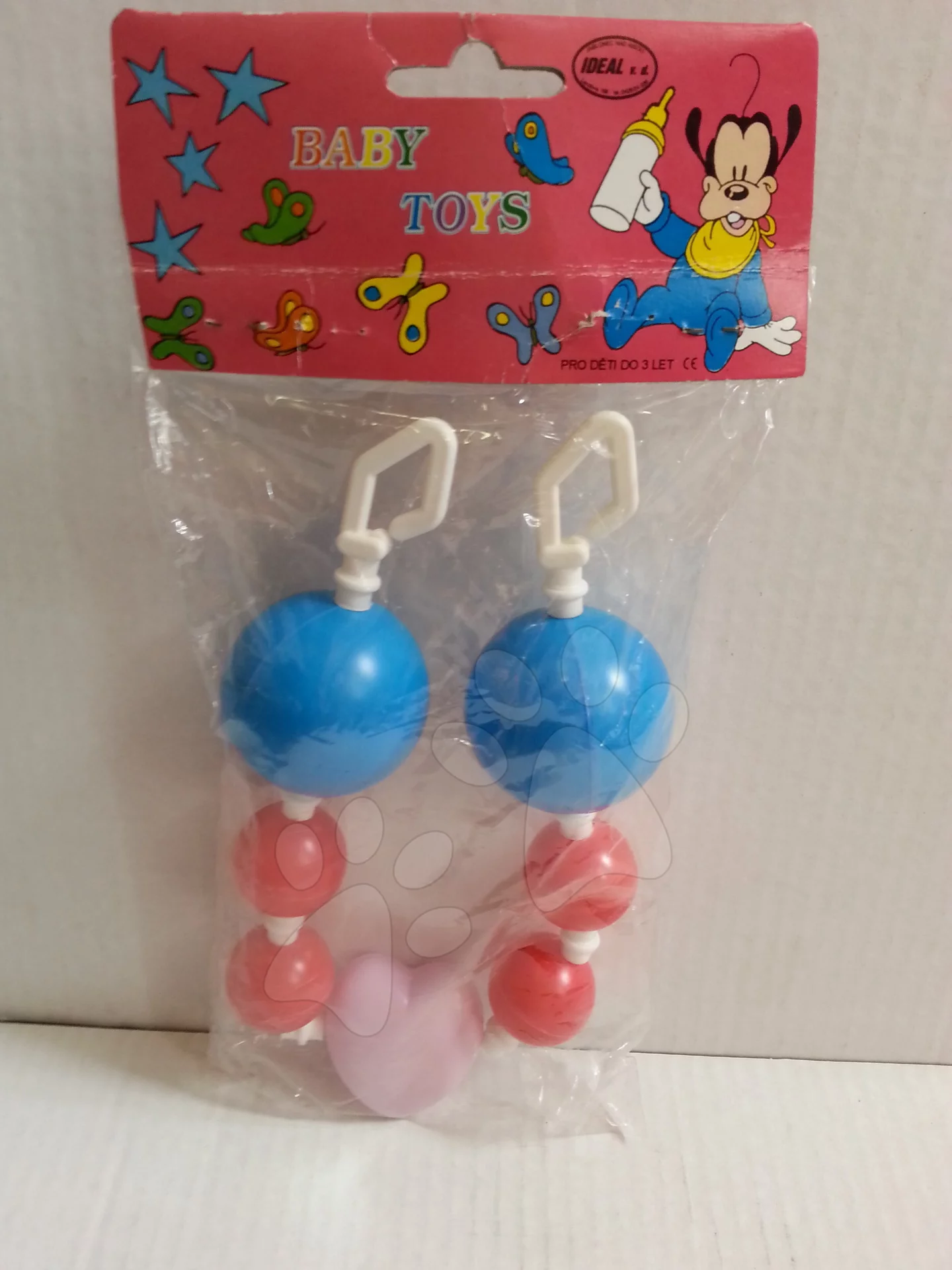 Řetěz na kočárek chrastítko