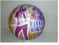 Unice míč Hannah Montana 2677 fialovo-zlatý