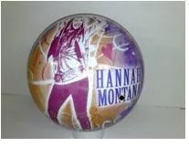 Unice míč Hannah Montana 2677 fialovo-zlatý