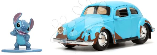 Autíčko s figurkou Lilo & Stitch VW Beetle 1959 Jada kovové délka 12