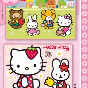 Dětské puzzle Hello Kitty Educa 2x20 dílů 14219 barevné