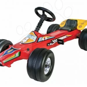 Dohány dětská čtyřkolka Go Kart auto na šlapání 102 červená