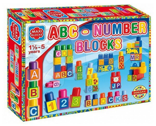 Dohány dětská stavebnice Maxi Blocks ABC - Number 682