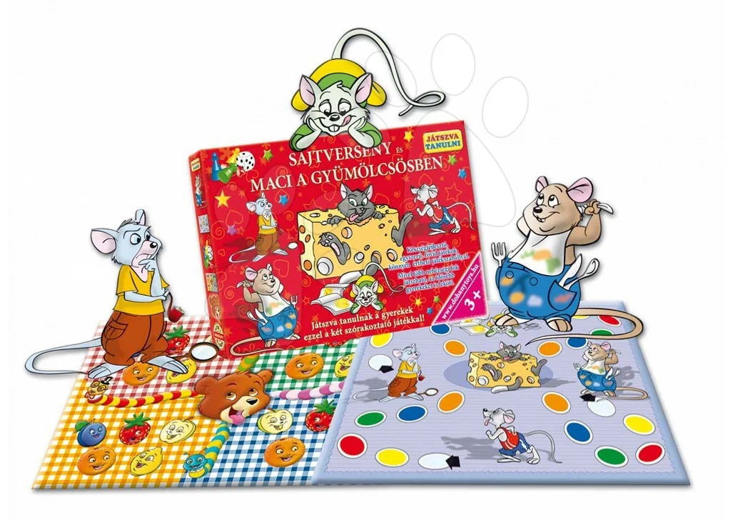 Dohány hra Učit se hrou Závody o sýr a Medvídek v ovocném sadě 619-3 - Obrázek 2