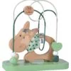 Dřevěný labyrint s korálky Baby HIPP Bead Maze Eichhorn s 2 drahami od 12 měsíců - Image 2