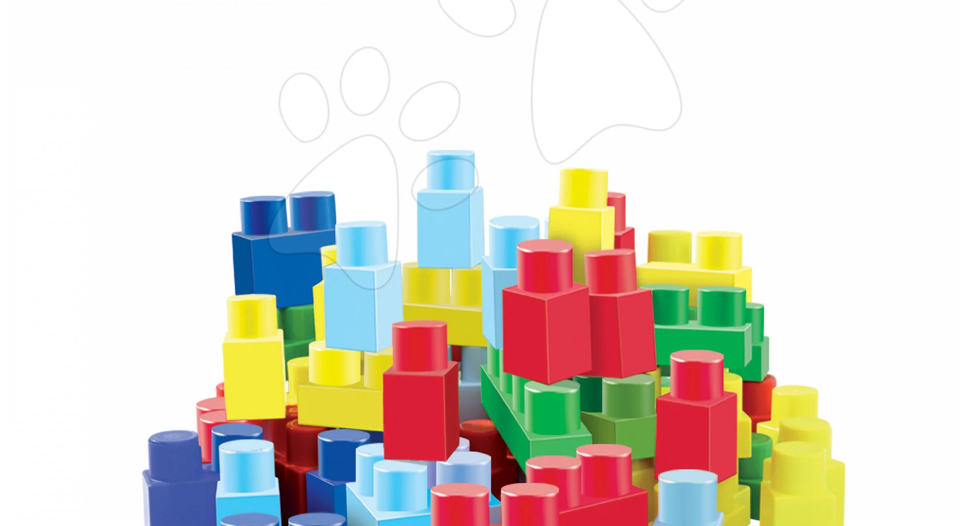 Écoiffier dětská stavebnice Abrick Maxi v batohu 50 ks 7362 - Obrázek 3