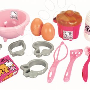 Écoiffier dětský cukrářský set Hello Kitty 2610-1 růžovo-oranžový