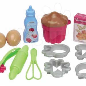 Écoiffier doplňky do kuchyňky pro děti 2642 zeleno-stříbrné