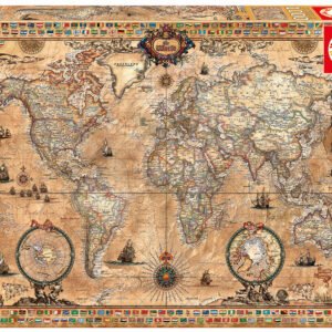 Educa Puzzle Antique World Map 1000 dílků 15159 barevné