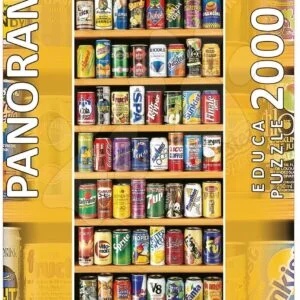 Educa Puzzle Panorama Soft Cans 2000 dílků 11053 barevné