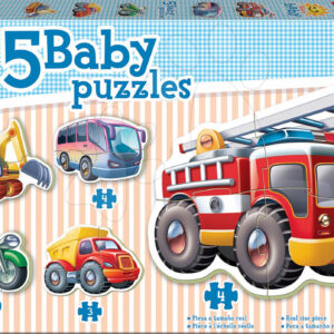 Educa baby dětské puzzle Dopravní prostředky 14866
