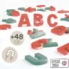 Magnetická písmenka velká ABC Magnetic Letters Smoby dvoubarevná 48 kusů - Image 2