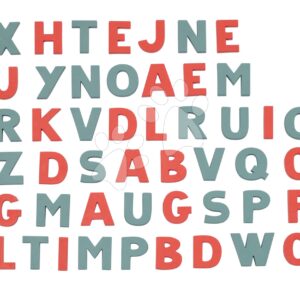 Magnetická písmenka velká ABC Magnetic Letters Smoby dvoubarevná 48 kusů
