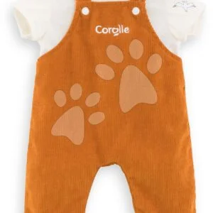 Oblečení Velvet Overalls & T-Shirt Bords de Loire Mon Grand Poupon Corolle pro 36 cm panenku od 24 měsíců