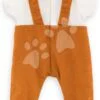 Oblečení Velvet Overalls & T-Shirt Bords de Loire Mon Premier Poupon Corolle pro 30 cm panenku od 18 měsíců - Image 2