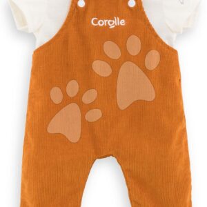 Oblečení Velvet Overalls & T-Shirt Bords de Loire Mon Premier Poupon Corolle pro 30 cm panenku od 18 měsíců