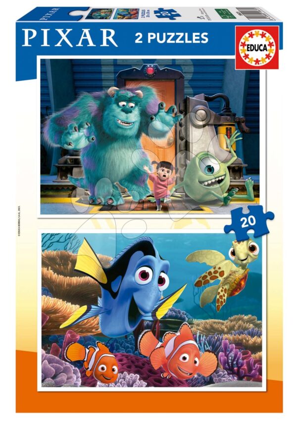 Puzzle Disney Pixar Educa 2 x 20 dílků od 3 let