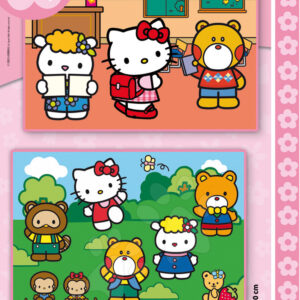 Puzzle pro děti Hello Kitty Educa 2x48 dílků 14220 barevné
