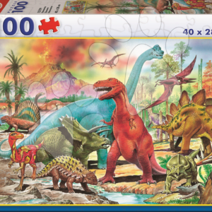 Puzzle pro děti Junior Dinosaurus Educa 100 dílů 13179 barevné