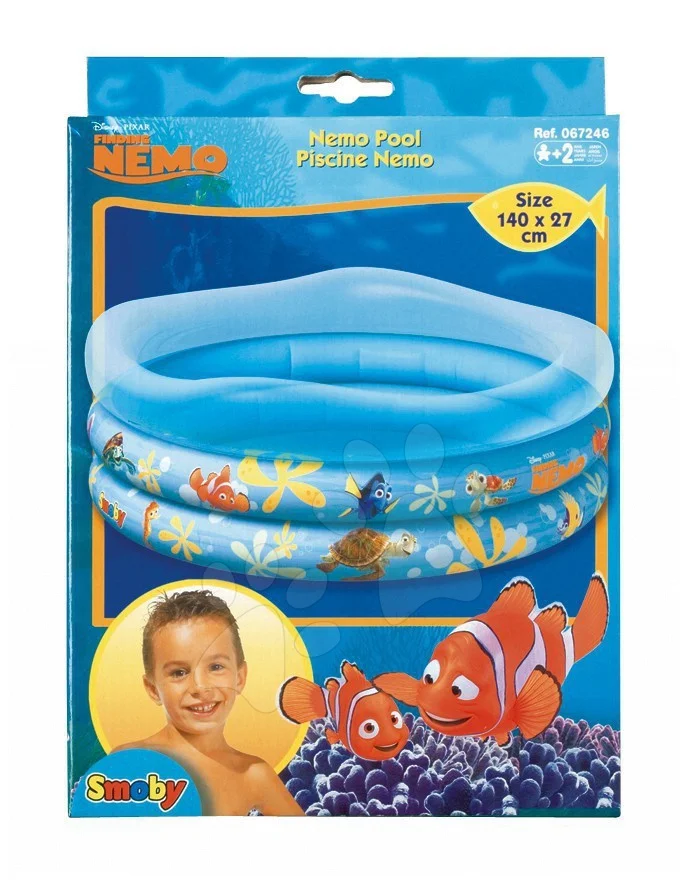 Smoby nafukovací bazén pro děti Hledá se Nemo 67246 modrý