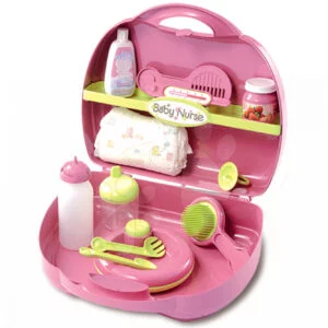 Smoby přebalovací set Baby Nurse pro panenku 024395 růžovo-zelený