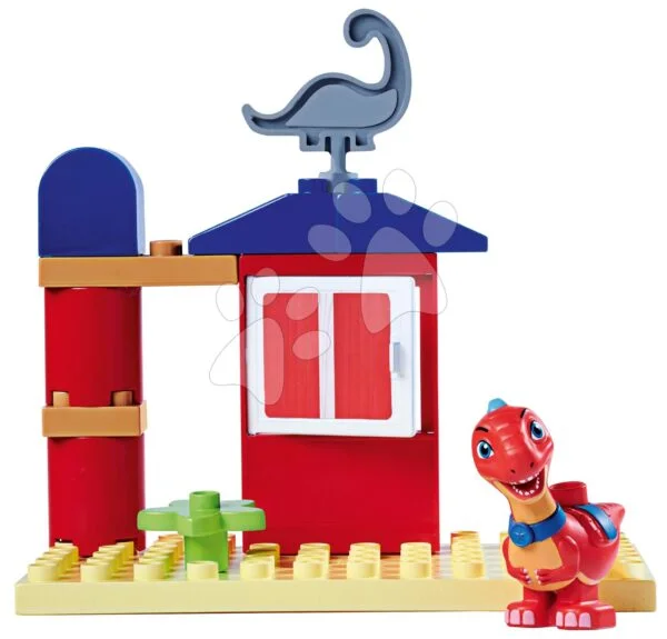 Stavebnice Dino Ranch Blitz Basic Set PlayBig Bloxx BIG s figurkou dinosaurus na farmě 13 dílů od 1