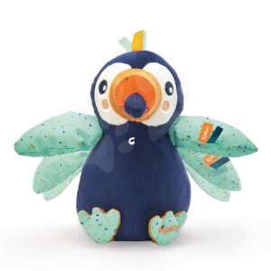 Aktivní létající plyšový Tukan Alban Kaloo elektronický pro nejmenší od 0 měsíců