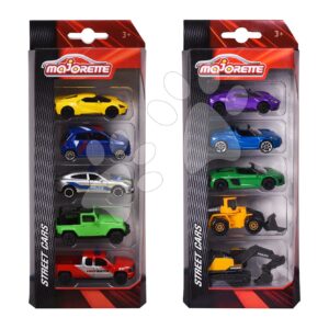 Autíčka městská a užitková WOW Street Cars Majorette kovová s odpružením 7