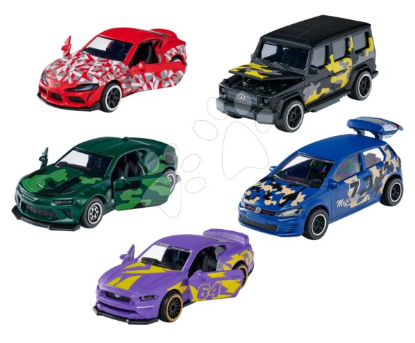 Autíčka s maskováním Limited Edition 8 Giftpack Majorette kovová délka 7