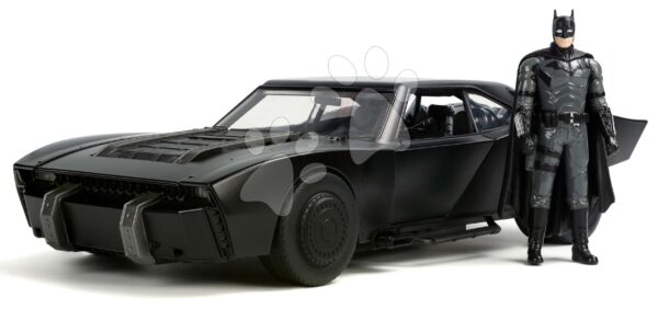 Autíčko Batman Batmobile 2022 Jada kovové se světlem a figurkou Batmana délka 28 cm