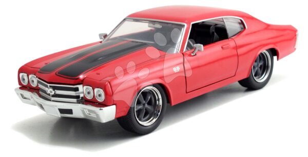 Autíčko Chevy Chevelle 1970 Fast & Furious Jada kovové s otevíratelnými částmi délka 20 cm 1:24