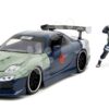 Autíčko Mazda RX-7 1993 Jada kovové s otevíratelnými částmi a figurka Kakashi délka 20 cm 1:24 - Image 2