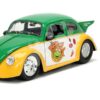 Autíčko Ninja želvy VW Drag Beetle 1959 Jada kovové s otevíracími dveřmi a figurkou Michelangela délka 19 cm 1:24 - Image 2