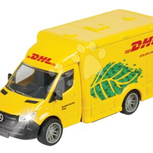 Autíčko kurýrní Mercedes-Benz Sprinter DHL Majorette se zvukem a světlem délka 15 cm