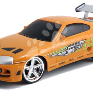 Autíčko na dálkové ovládání RC Brian's Toyota Supra Fast & Furious Jada oranžové délka 18