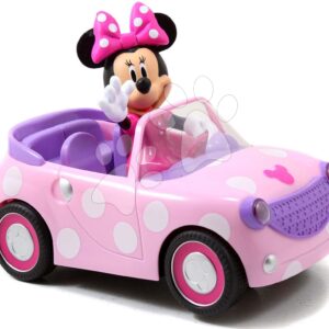 Autíčko na dálkové ovládání RC Minnie Roadster Jada růžové délka 19 cm