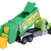 Autíčko popelářské Mack Granite Garbage Truck Majorette kovové se zvukem a světlem délka 22 cm - Image 2