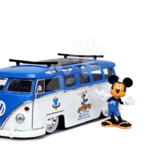 Autíčko s figurkou Disney Mickey Mouse Van Jada kovové délka 15