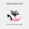 Balanční odrážedlo skládací Folding Balance Bike Pink smarTrike z hliníku s ergonomickými úchyty od 2–5 let - Image 2
